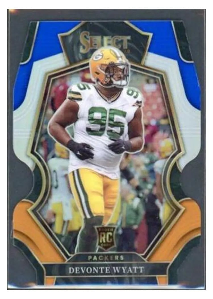 2022 Panini Select Base Set Devonte Wyatt Blue Orange Die Cut #137 card