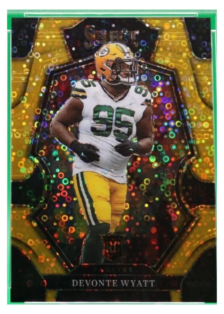 2022 Panini Select Base Set Devonte Wyatt Gold Disco #137 card