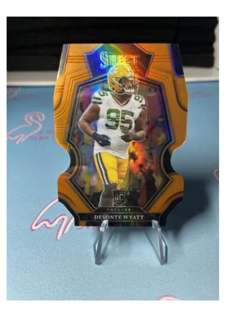 2022 Panini Select Base Set Devonte Wyatt Orange Die Cut #137 card