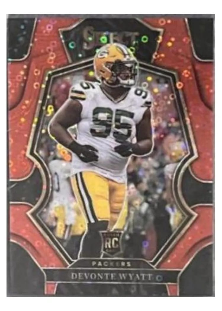 2022 Panini Select Base Set Devonte Wyatt Red Disco #137 card