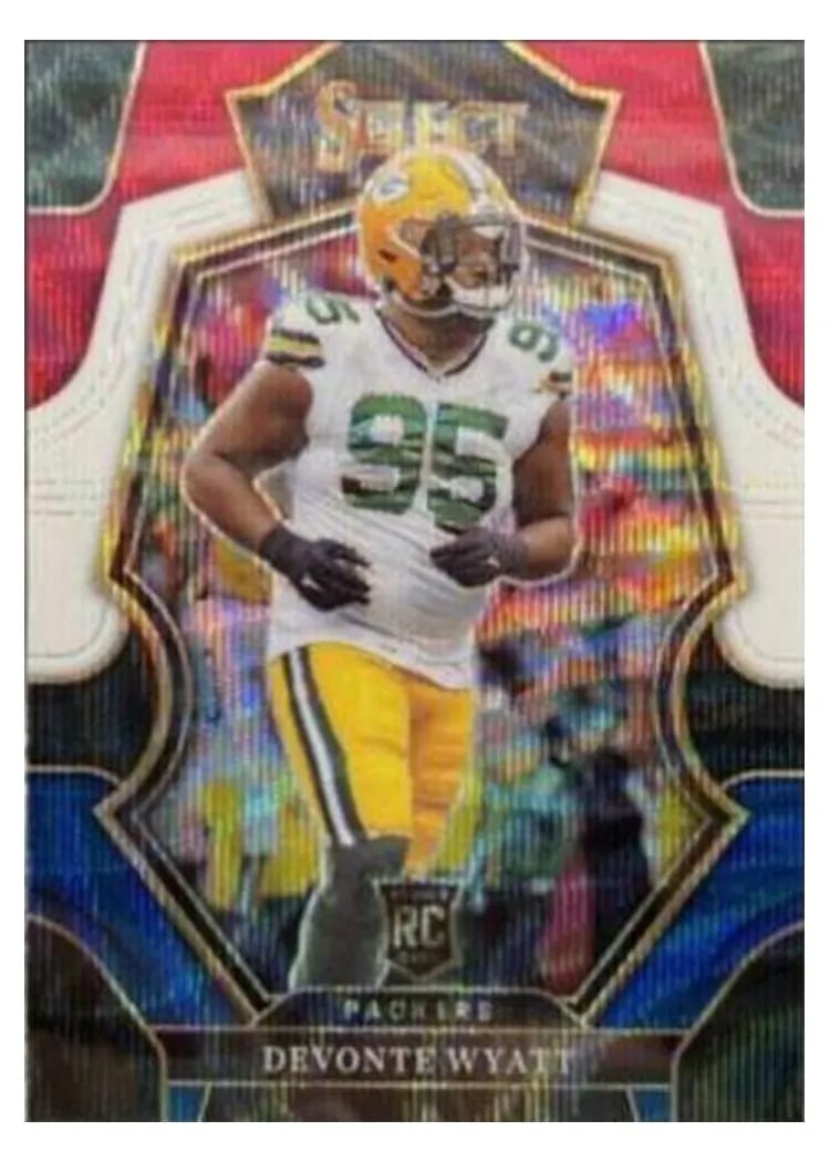 2022 Panini Select Base Set Devonte Wyatt Tri Color #137 card