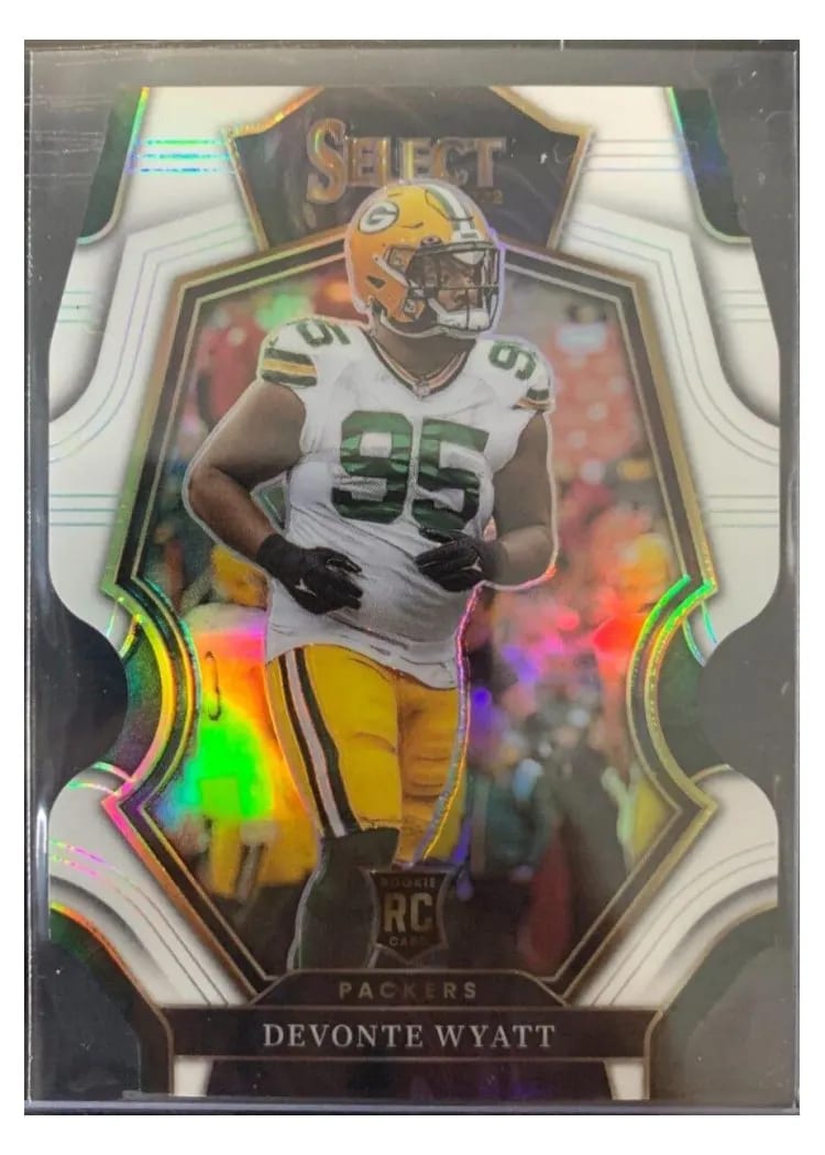 2022 Panini Select Base Set Devonte Wyatt White Die Cut #137 card