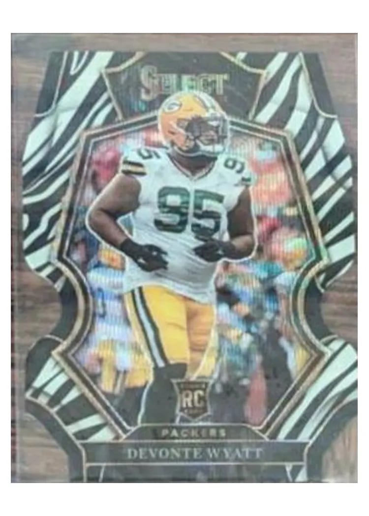 2022 Panini Select Base Set Devonte Wyatt Zebra #137 card