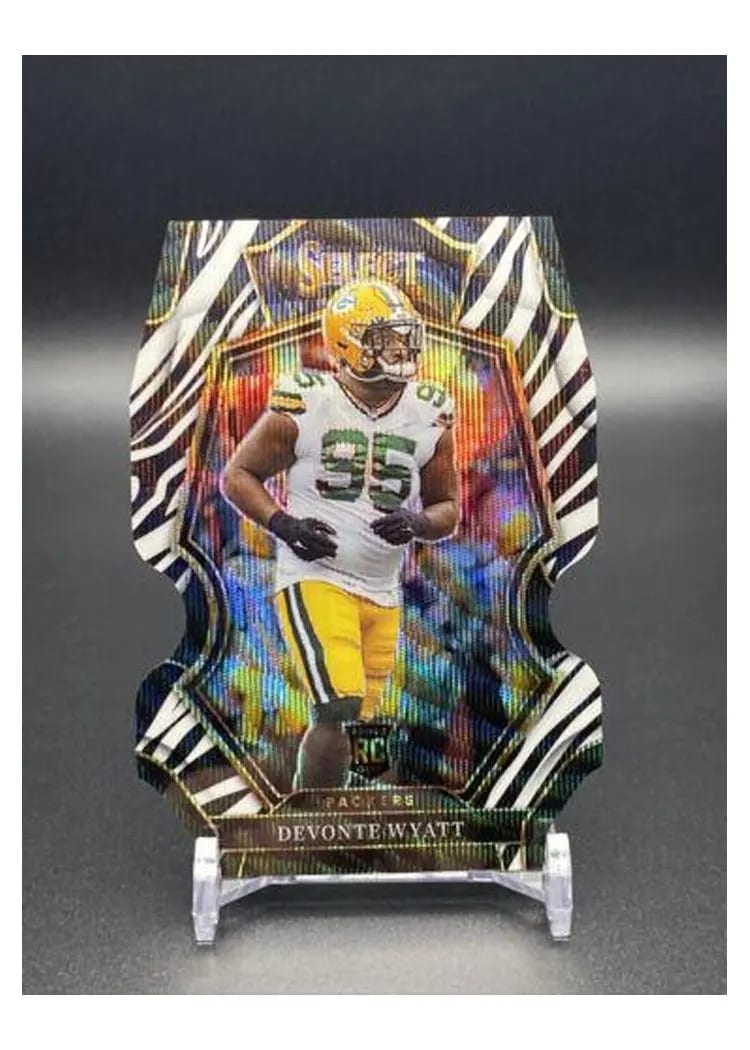 2022 Panini Select Base Set Devonte Wyatt Zebra Die Cut #137 card