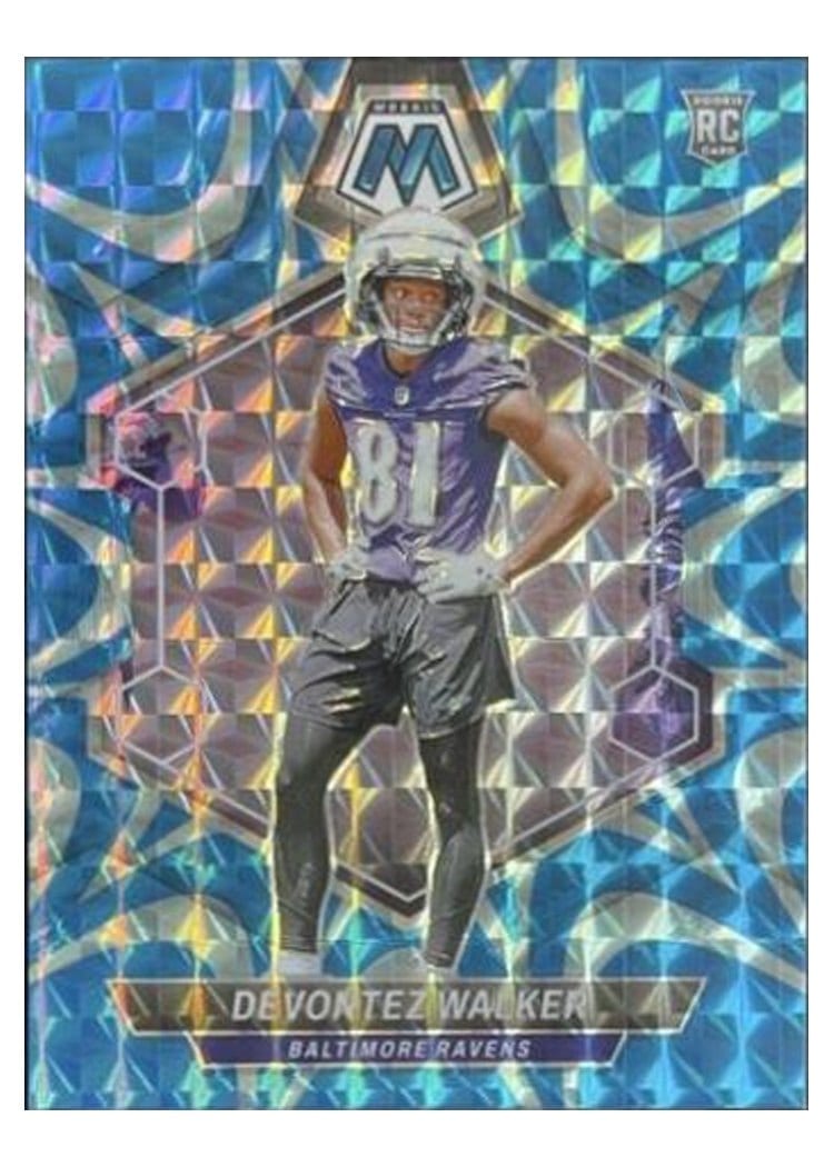 2024 Panini Mosaic Base Set Devontez Walker #381 card