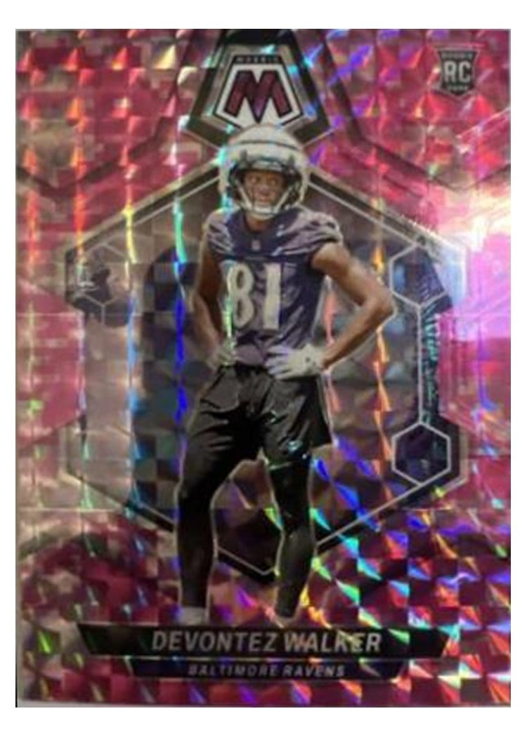 2024 Panini Mosaic Base Set Devontez Walker #381 card