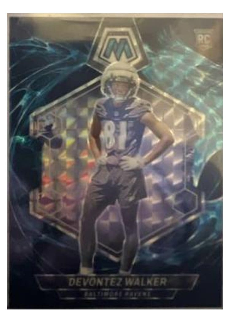 2024 Panini Mosaic Base Set Devontez Walker #381 card