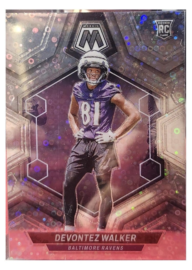 2024 Panini Mosaic Base Set Devontez Walker #381 card