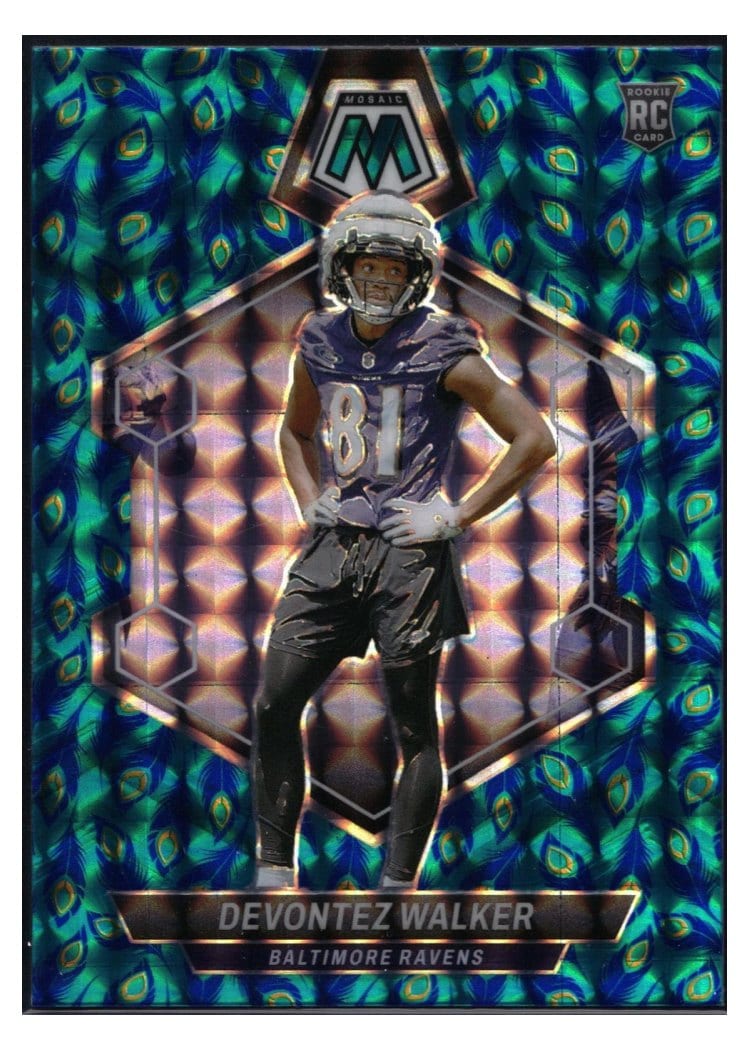 2024 Panini Mosaic Base Set Devontez Walker #381 card
