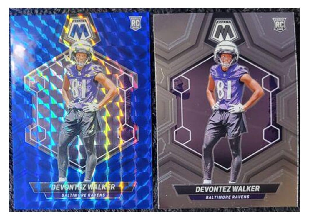 2024 Panini Mosaic Base Set Devontez Walker #381 card