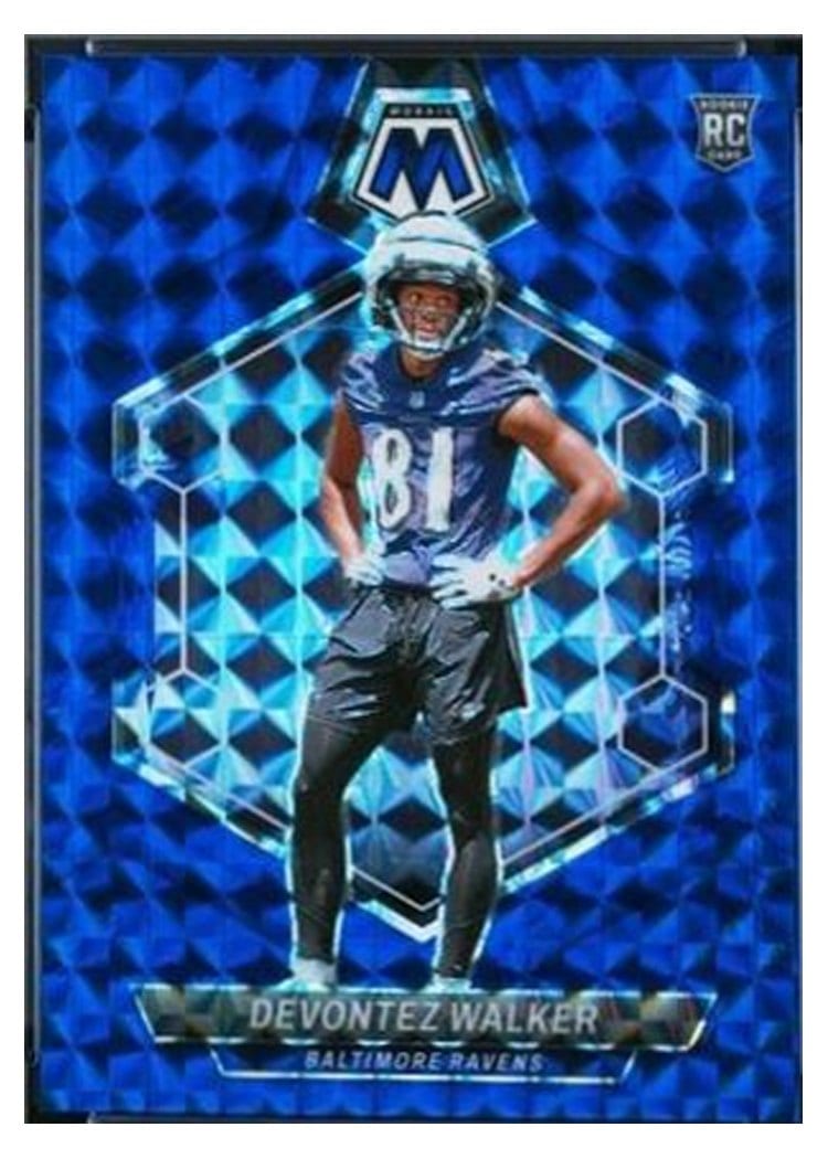 2024 Panini Mosaic Base Set Devontez Walker #381 card