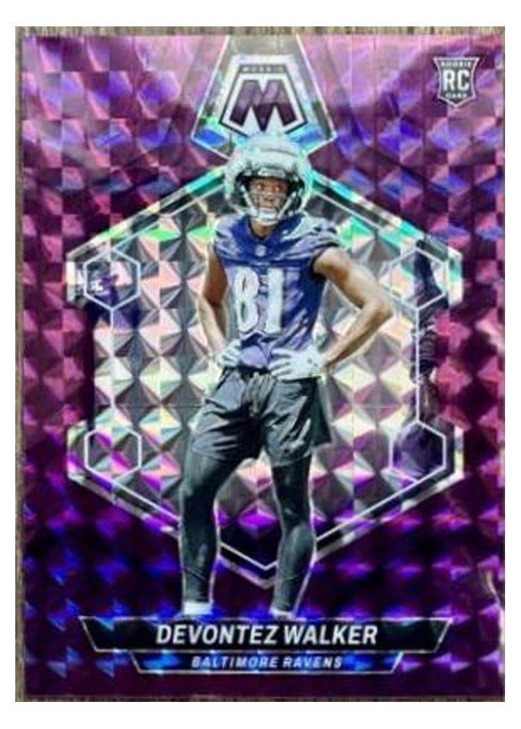 2024 Panini Mosaic Base Set Devontez Walker #381 card