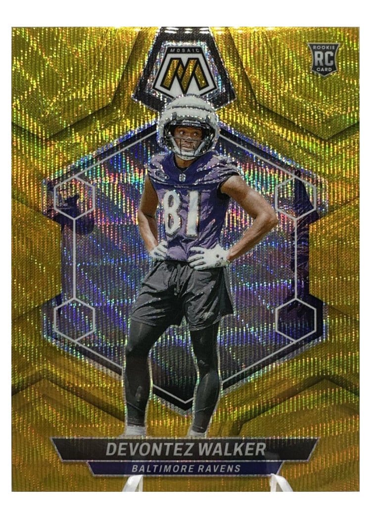 2024 Panini Mosaic Base Set Devontez Walker #381 card