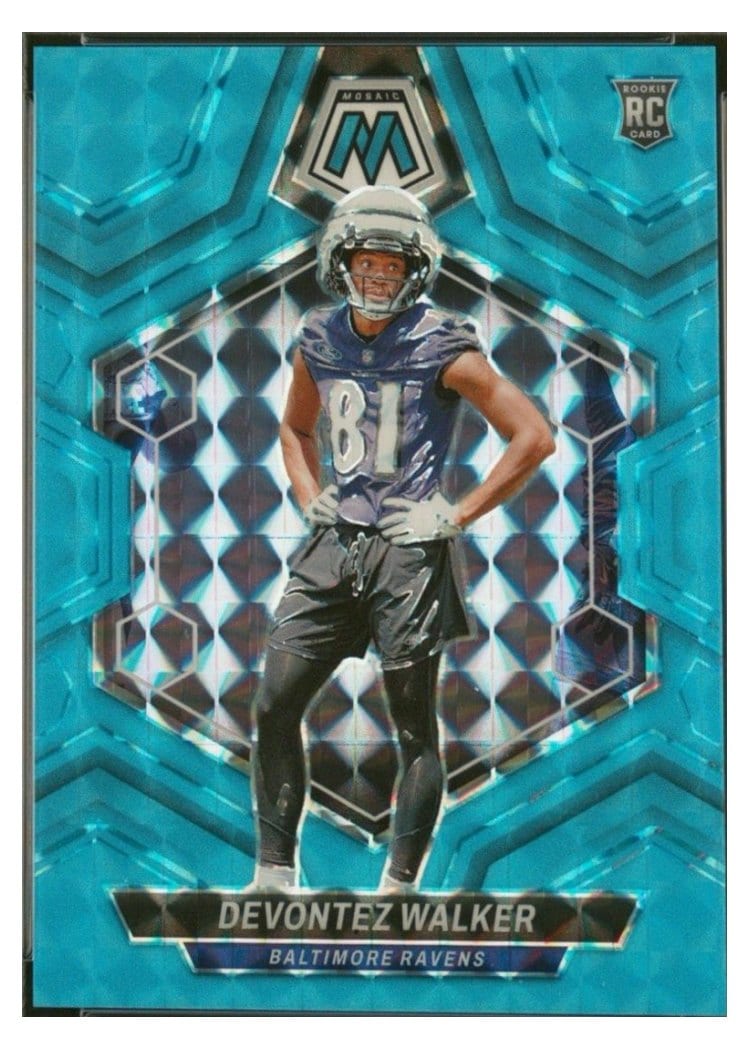 2024 Panini Mosaic Base Set Devontez Walker #381 card