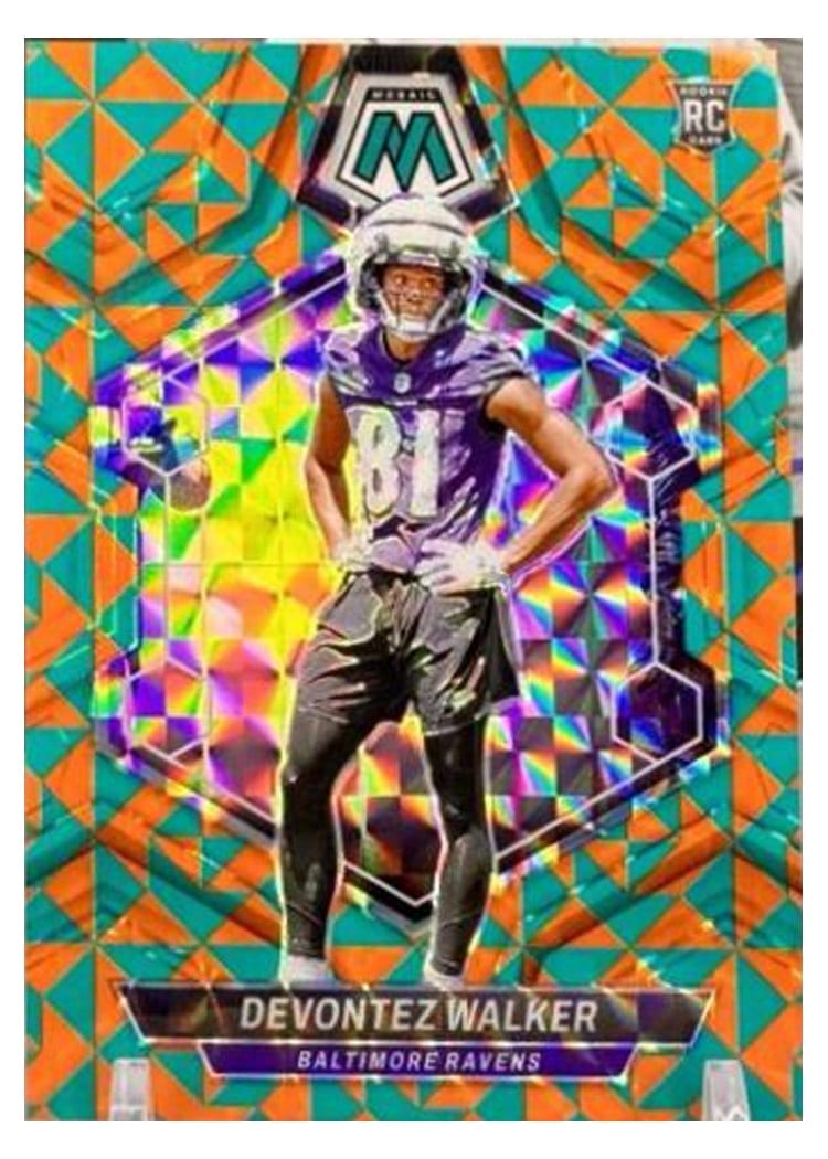 2024 Panini Mosaic Base Set Devontez Walker #381 card