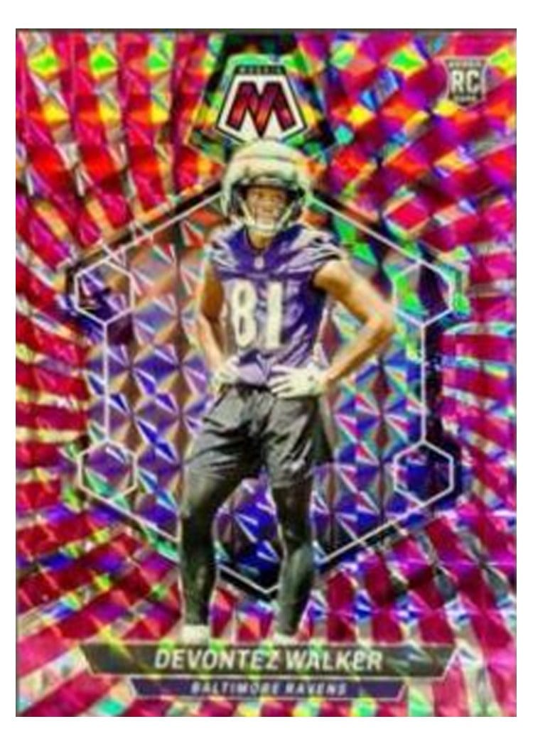 2024 Panini Mosaic Base Set Devontez Walker #381 card