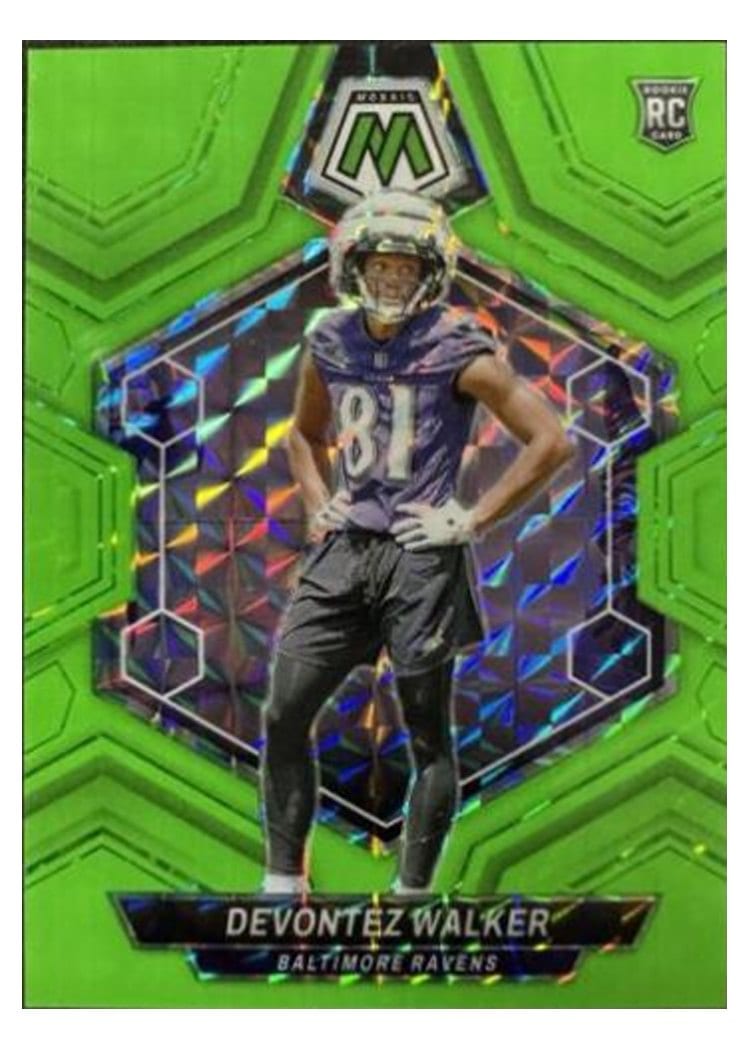 2024 Panini Mosaic Base Set Devontez Walker #381 card