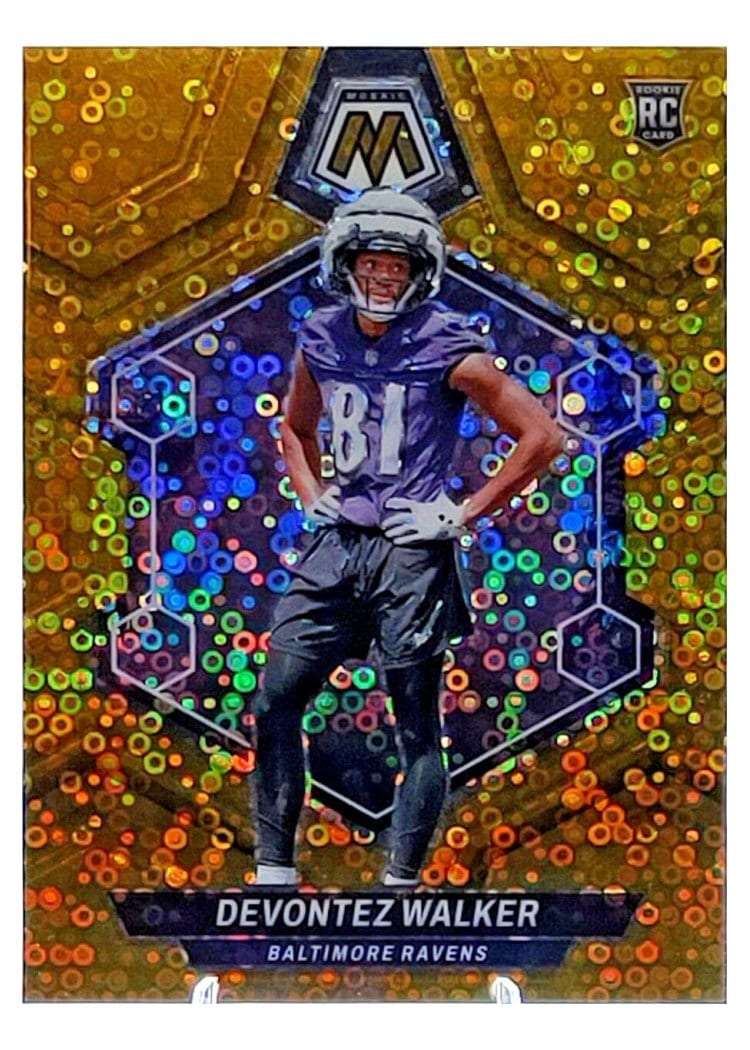 2024 Panini Mosaic Base Set Devontez Walker #381 card