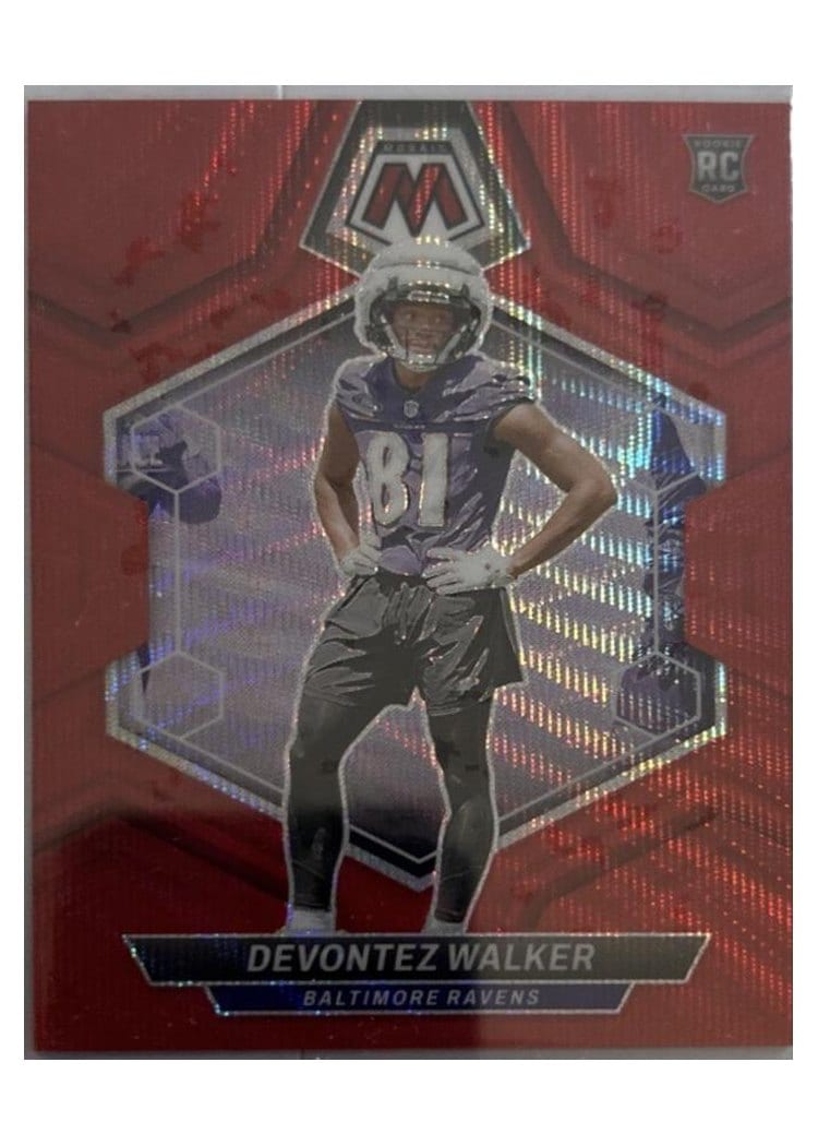 2024 Panini Mosaic Base Set Devontez Walker #381 card