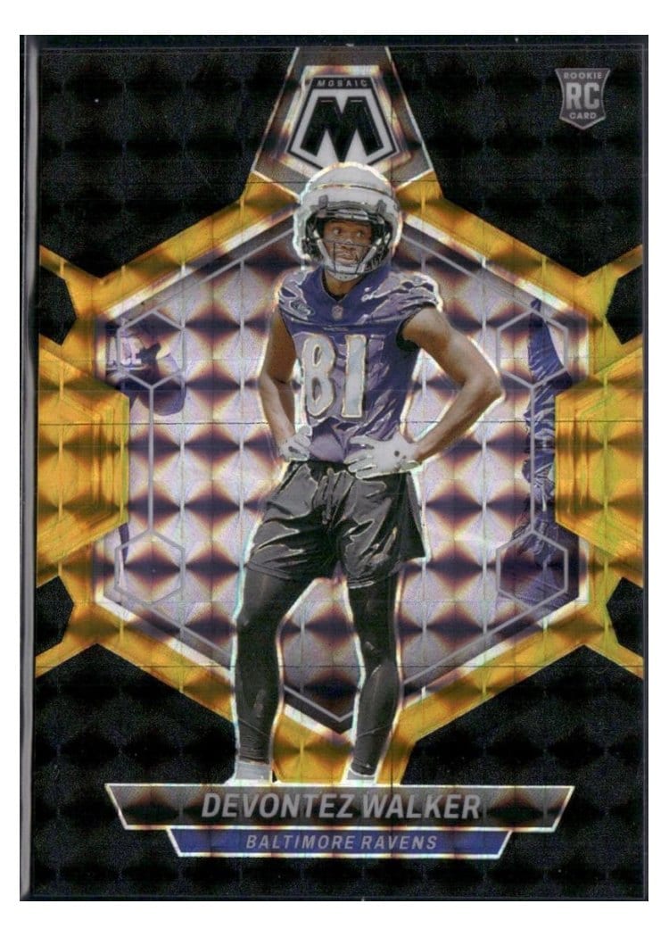 2024 Panini Mosaic Base Set Devontez Walker #381 card