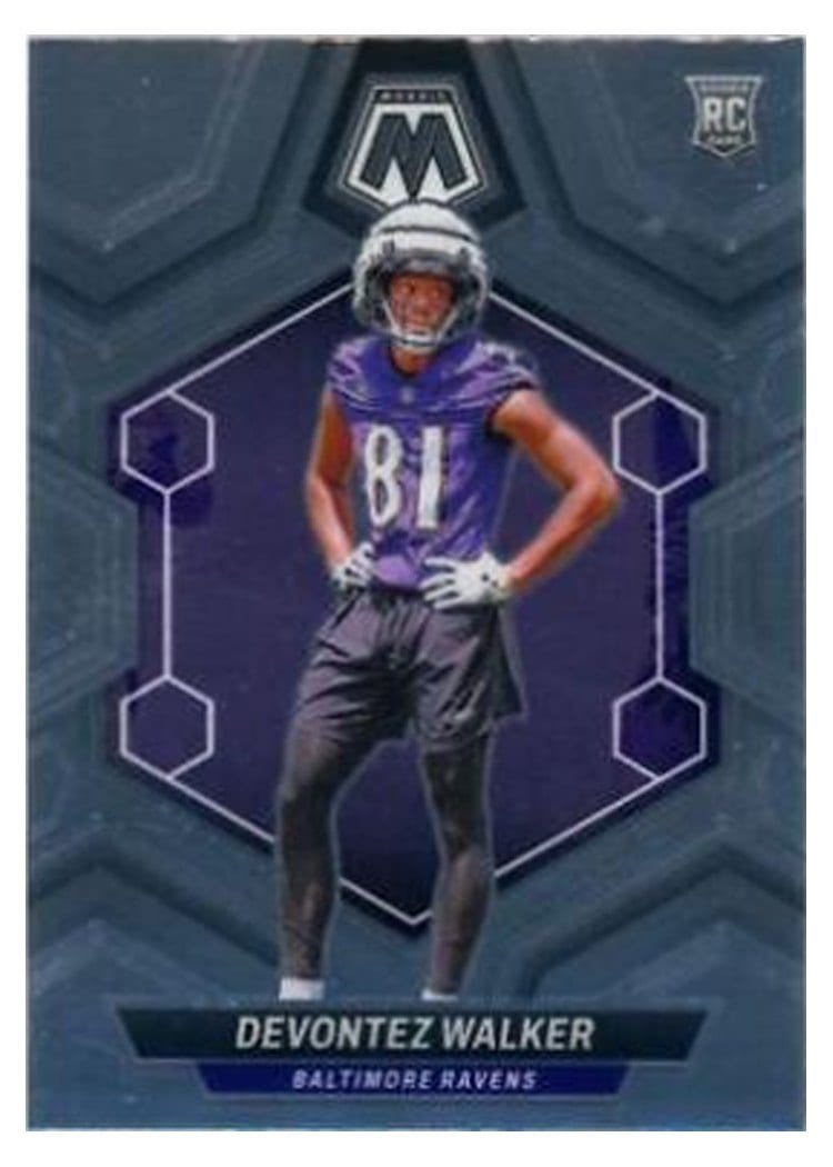 2024 Panini Mosaic Base Set Devontez Walker #381 card