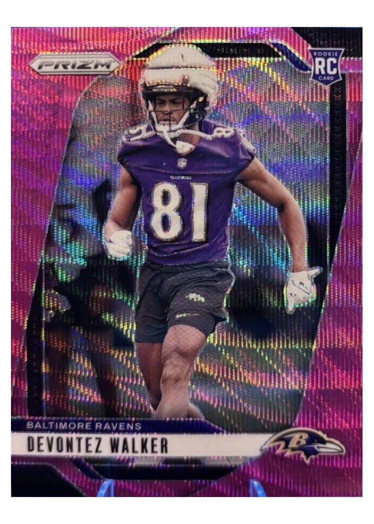 2024 Panini Prizm Base Set Devontez Walker #328 card