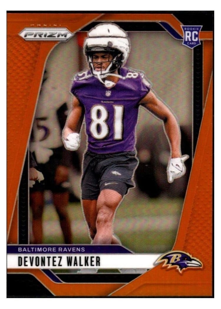 2024 Panini Prizm Base Set Devontez Walker #328 card