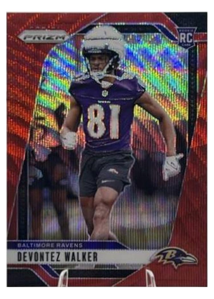 2024 Panini Prizm Base Set Devontez Walker #328 card