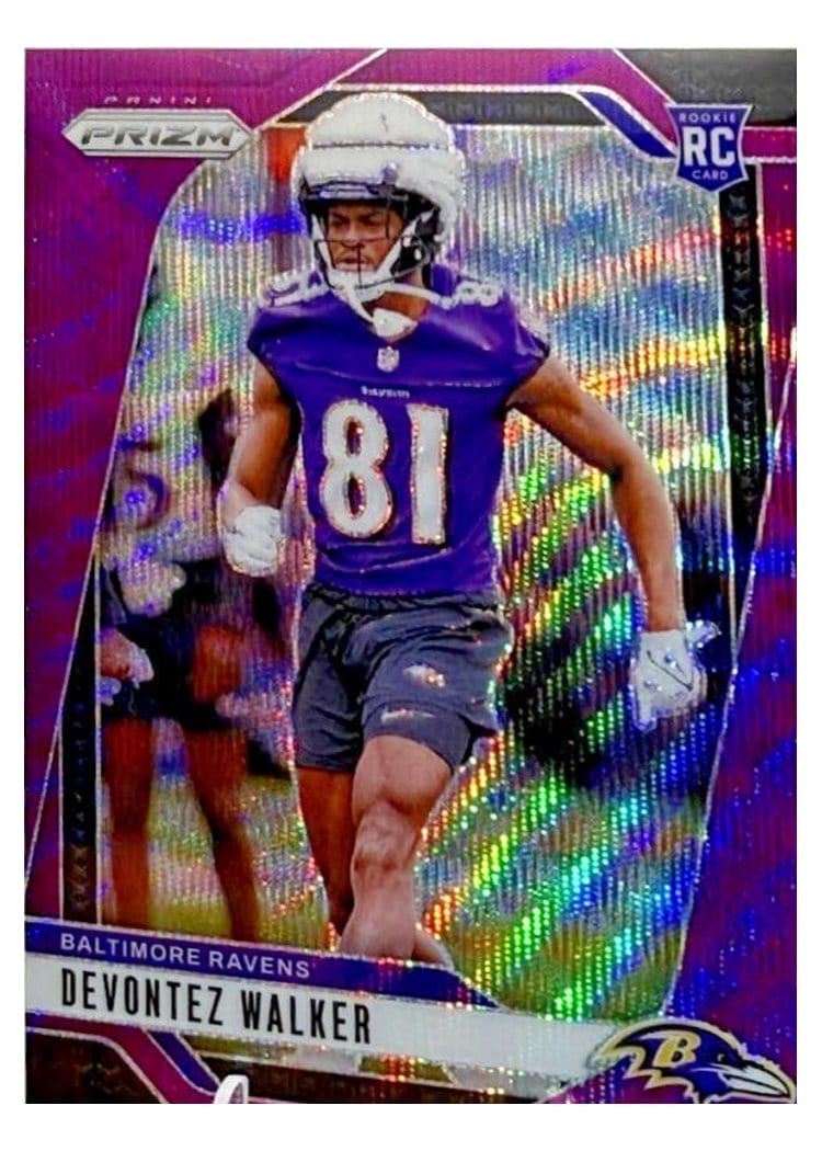 2024 Panini Prizm Base Set Devontez Walker #328 card