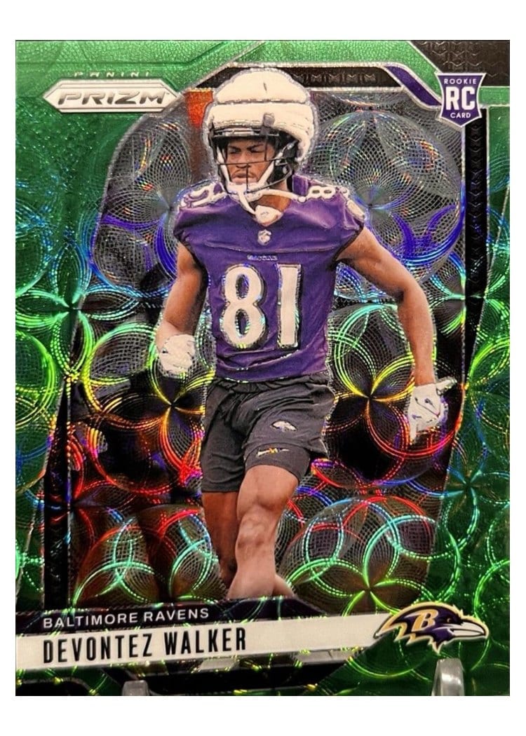 2024 Panini Prizm Base Set Devontez Walker #328 card