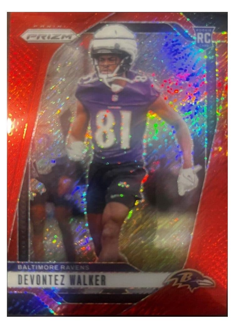 2024 Panini Prizm Base Set Devontez Walker #328 card