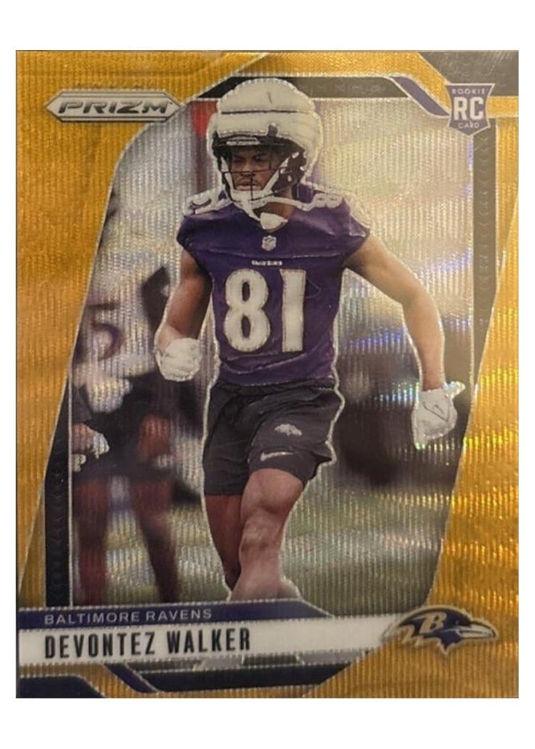2024 Panini Prizm Base Set Devontez Walker #328 card