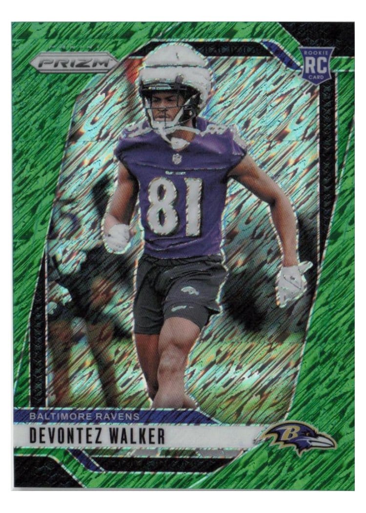 2024 Panini Prizm Base Set Devontez Walker #328 card