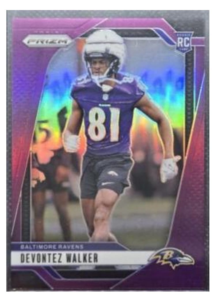 2024 Panini Prizm Base Set Devontez Walker #328 card