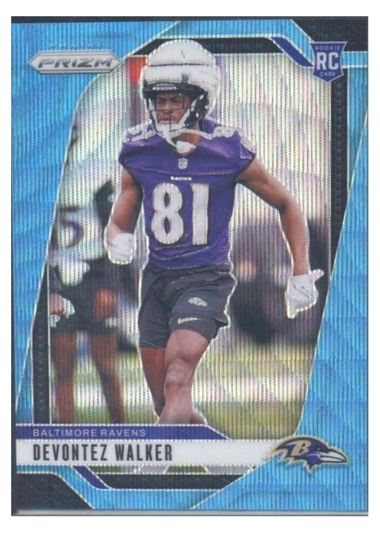 2024 Panini Prizm Base Set Devontez Walker #328 card