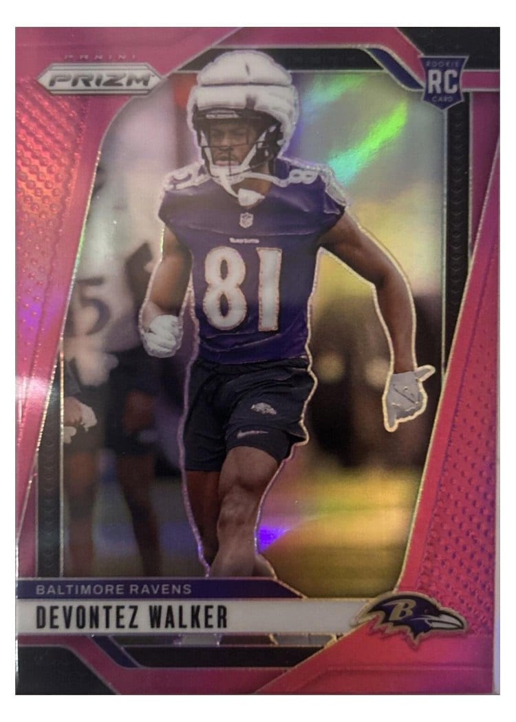 2024 Panini Prizm Base Set Devontez Walker #328 card