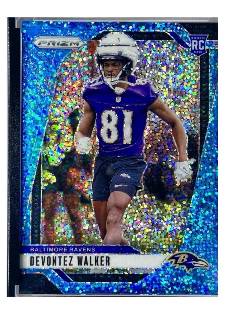 2024 Panini Prizm Base Set Devontez Walker #328 card