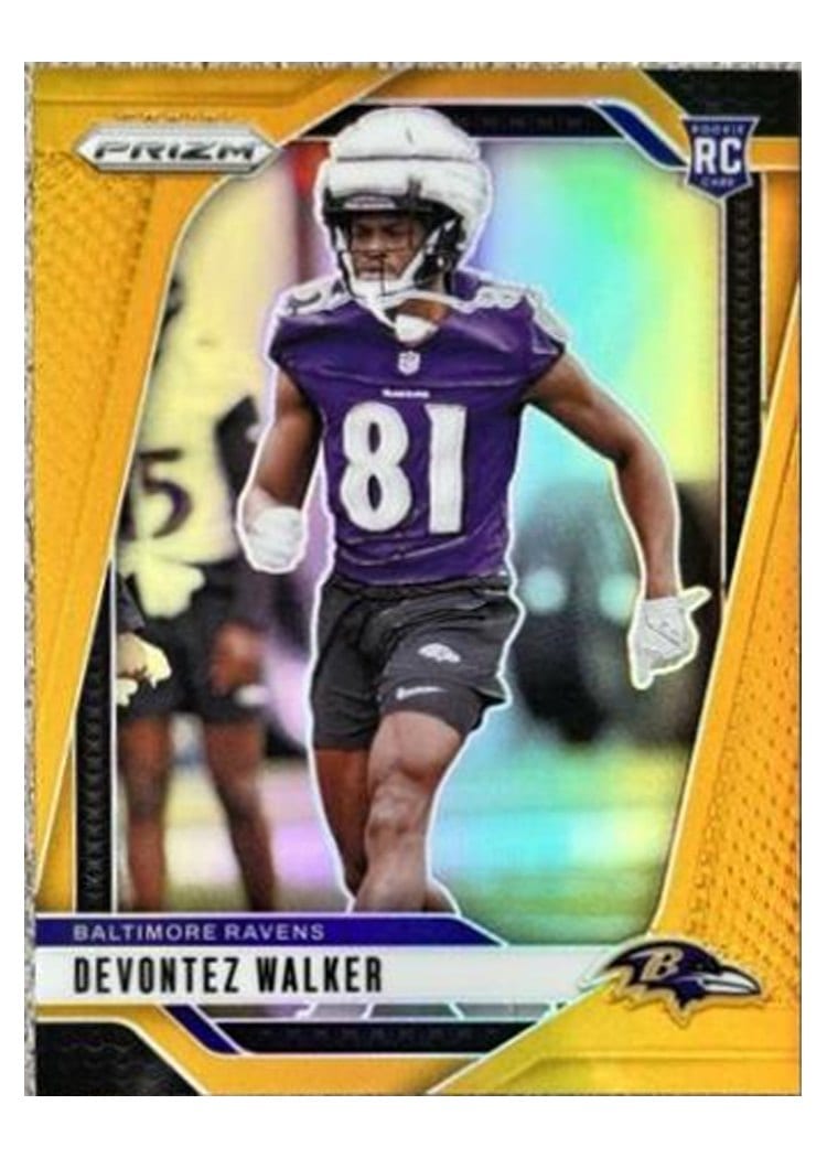 2024 Panini Prizm Base Set Devontez Walker #328 card