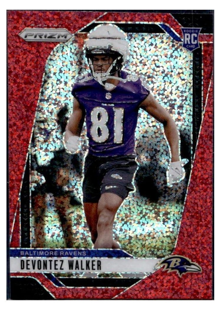 2024 Panini Prizm Base Set Devontez Walker #328 card
