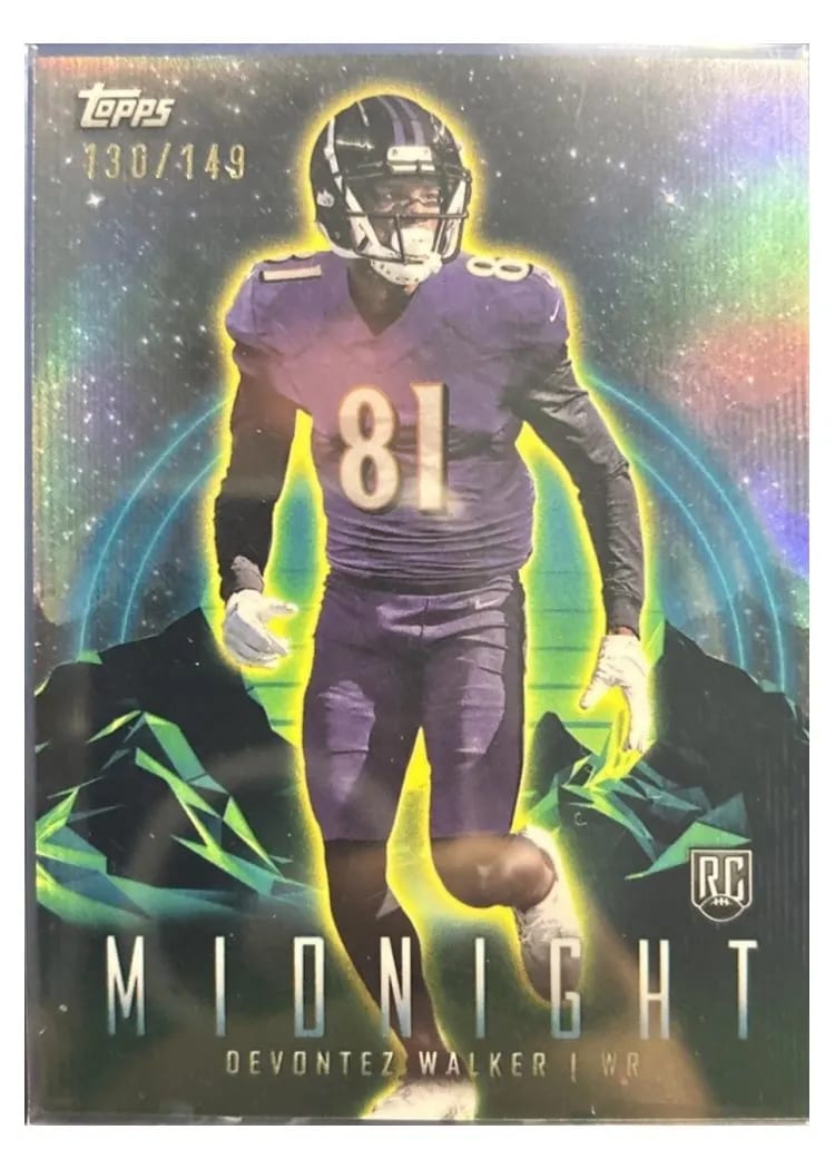 2024 Topps Midnight Base Set Devontez Walker #7 card