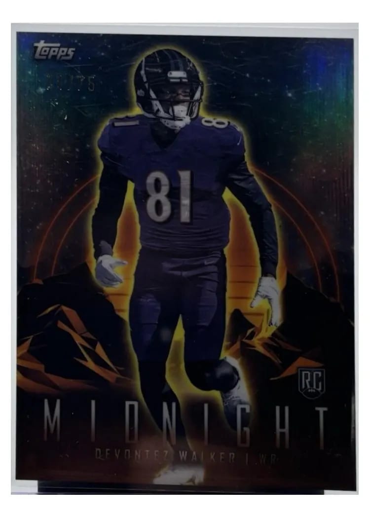 2024 Topps Midnight Base Set Devontez Walker #7 card