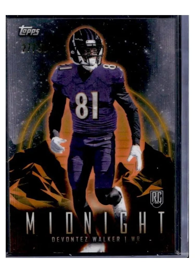 2024 Topps Midnight Base Set Devontez Walker #7 card