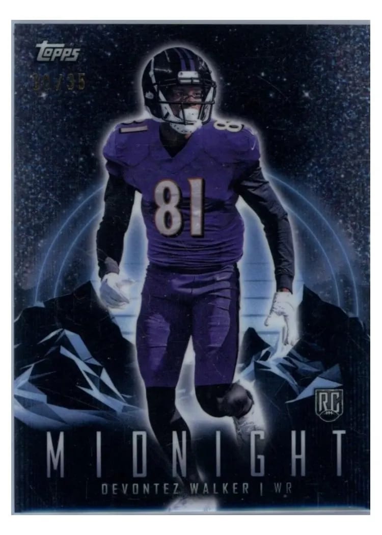 2024 Topps Midnight Base Set Devontez Walker #7 card