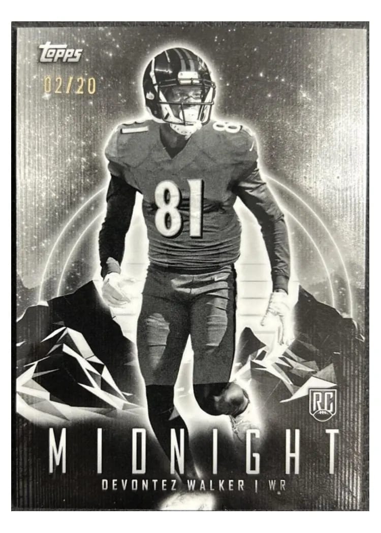 2024 Topps Midnight Base Set Devontez Walker #7 card