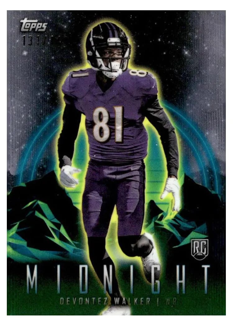 2024 Topps Midnight Base Set Devontez Walker #7 card