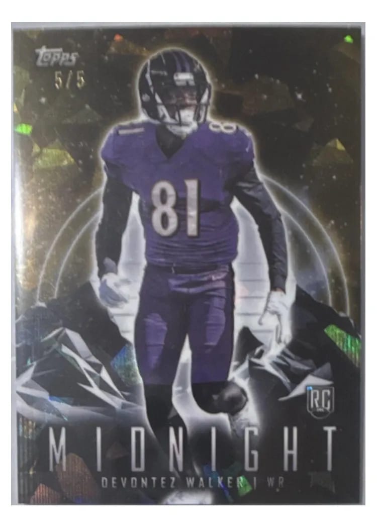 2024 Topps Midnight Base Set Devontez Walker #7 card