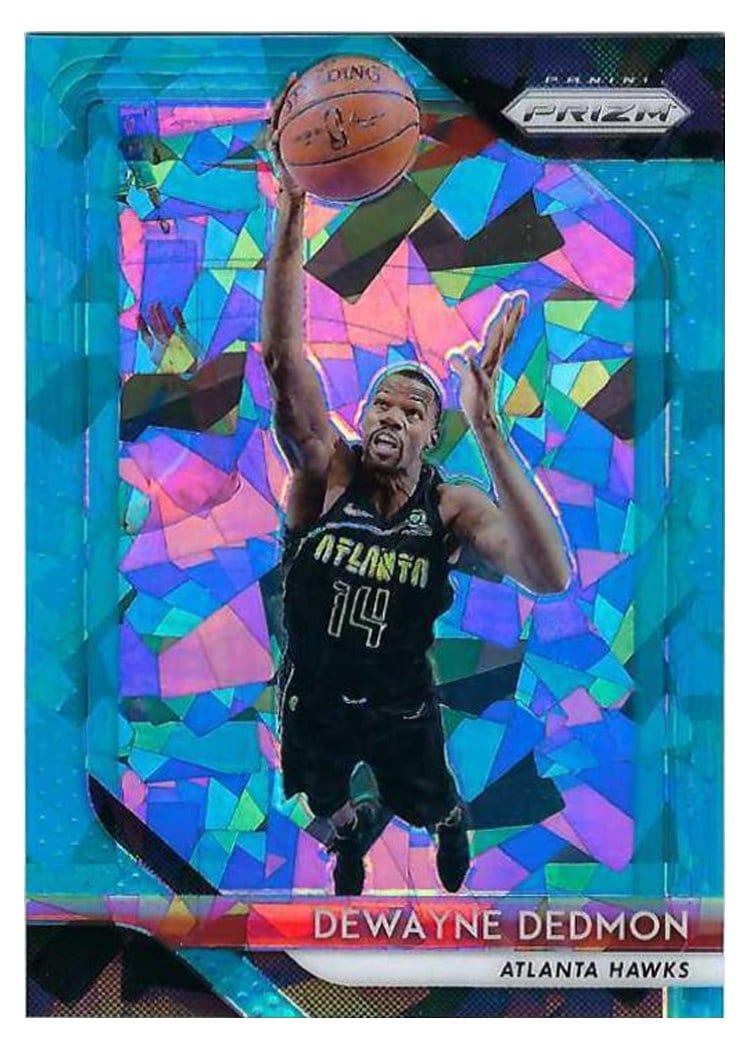 2018-19 Panini Prizm Base Set Dewayne Dedmon Blue Ice Prizm #58 card