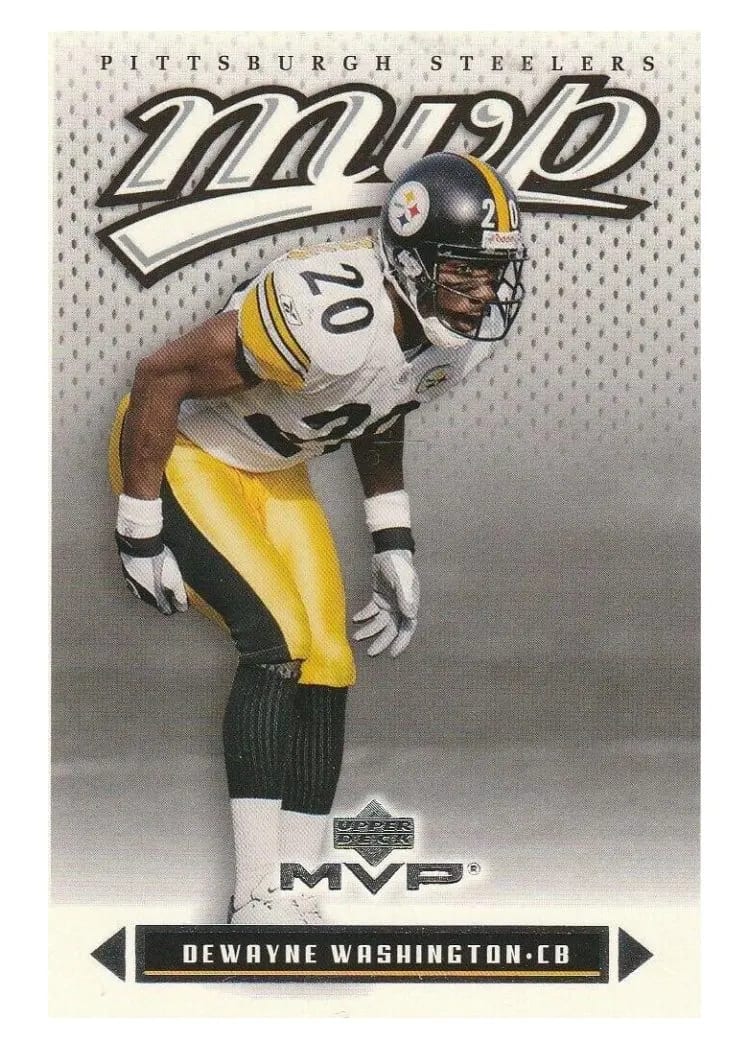2003 Upper Deck MVP Dewayne Washington #64 card
