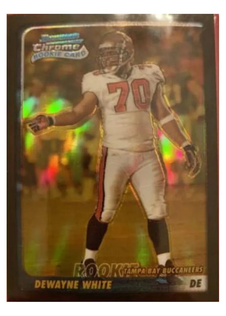 2003 Bowman Chrome DeWayne White #121 card