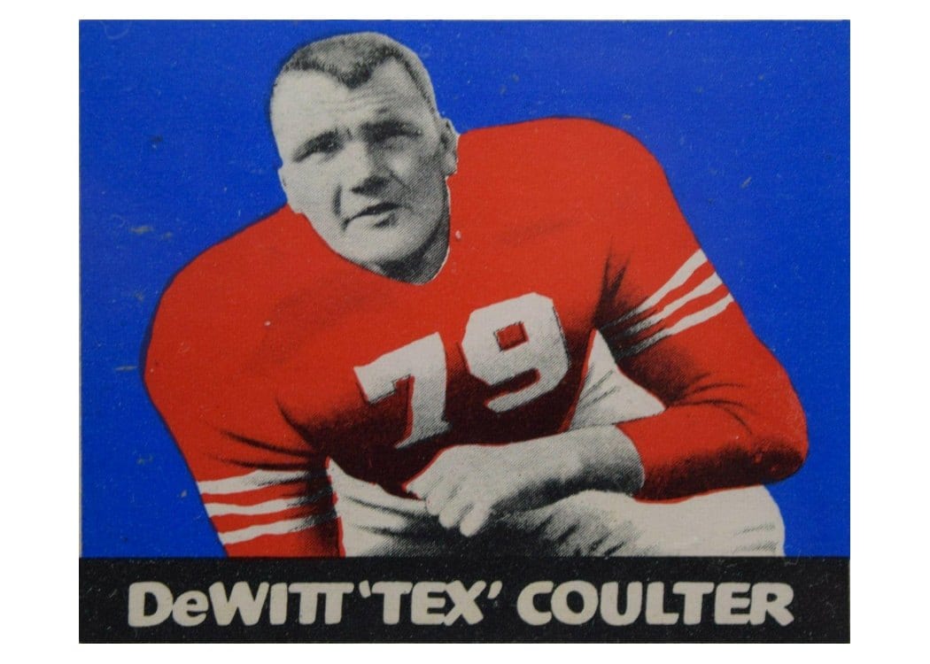 1948 Leaf DeWitt Coulter #42 card